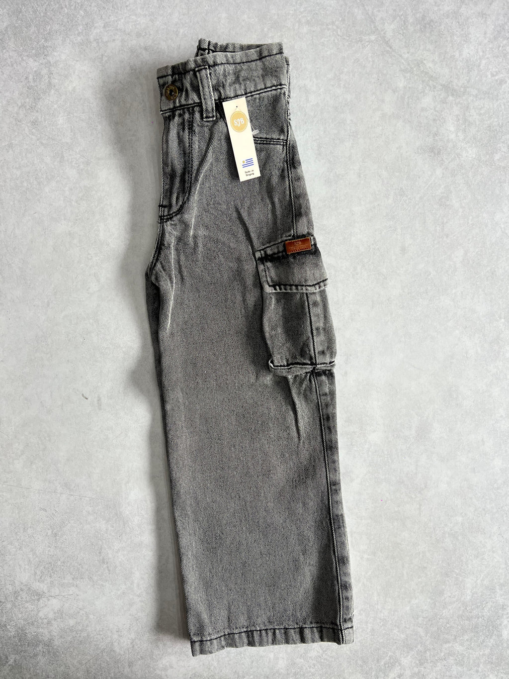 JEAN WIDE LEG CARGO