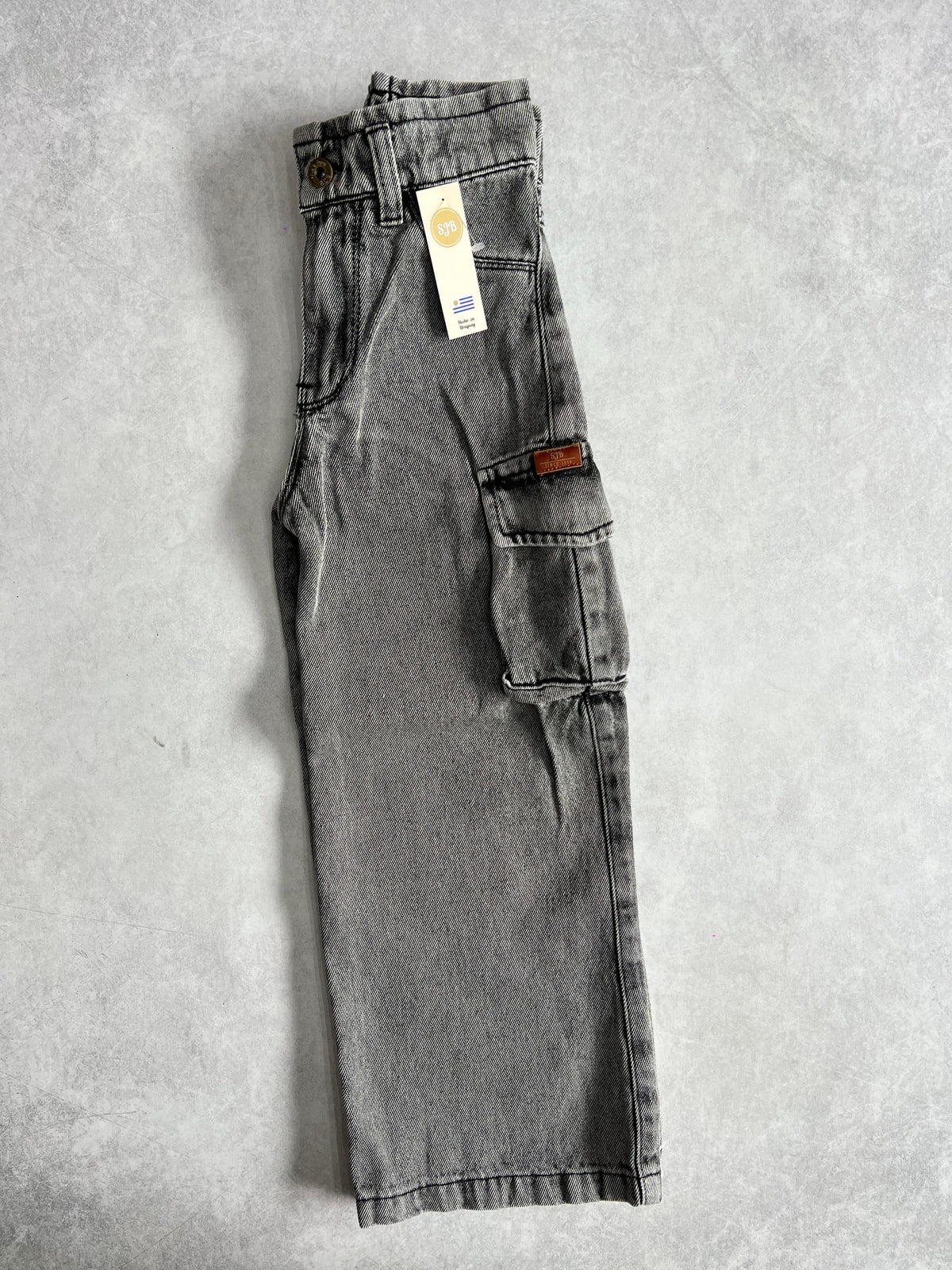 JEAN WIDE LEG CARGO