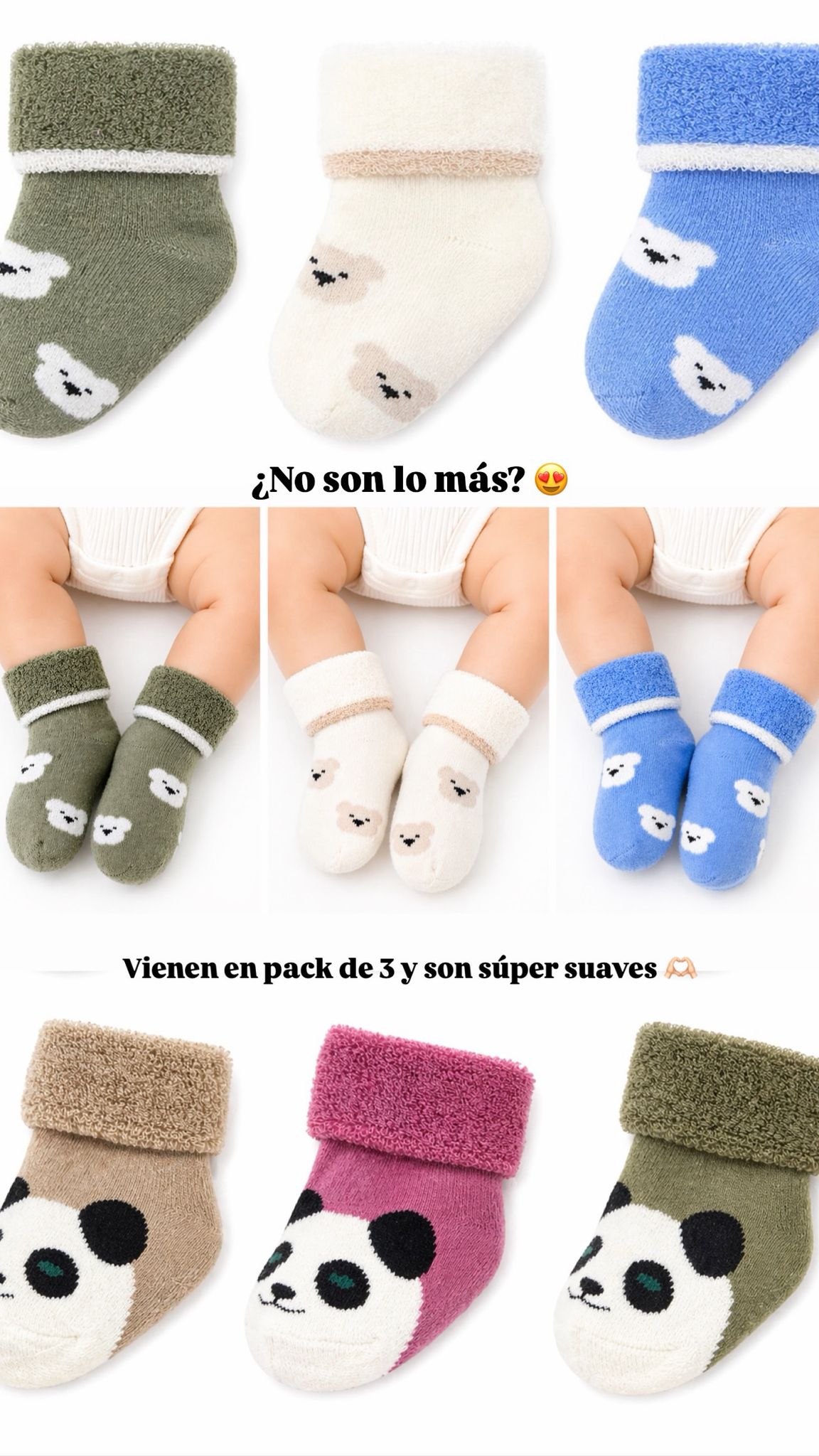 PACKS X3 MEDIAS DISEÑO