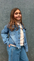 CAMPERA JEAN BRILLOS
