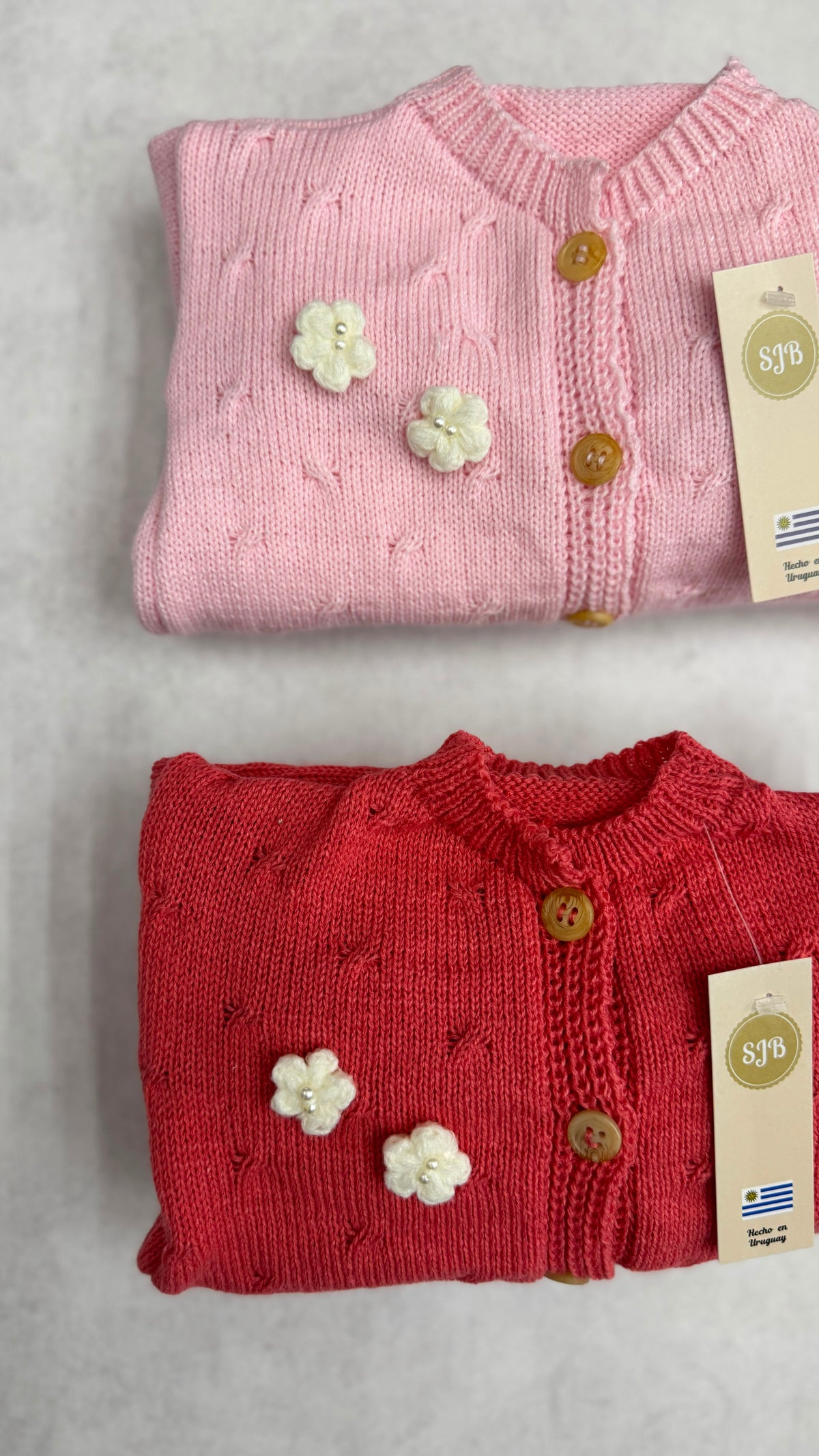 CONJUNTO TEJIDO FLORES