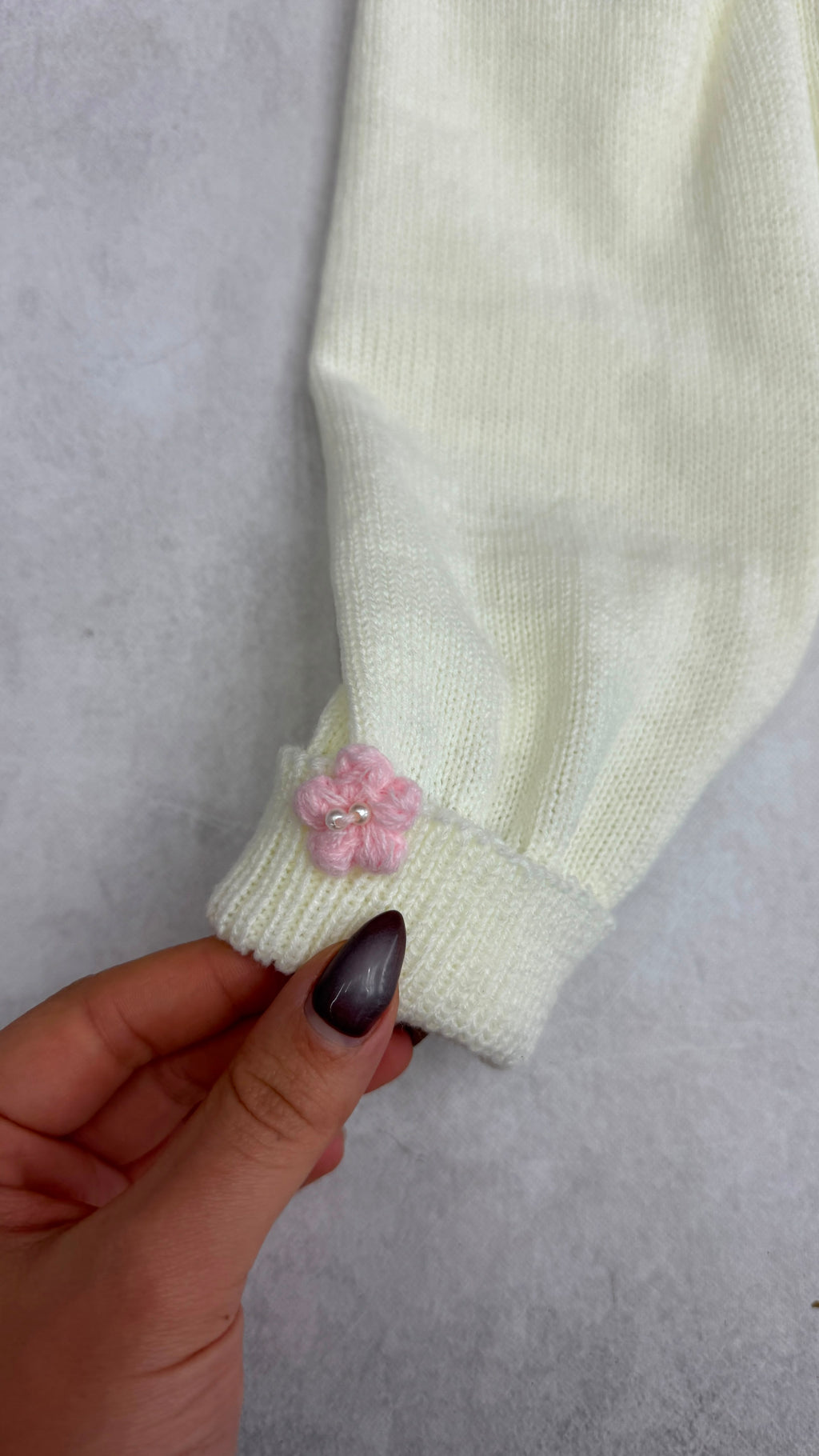 CONJUNTO TEJIDO FLORES