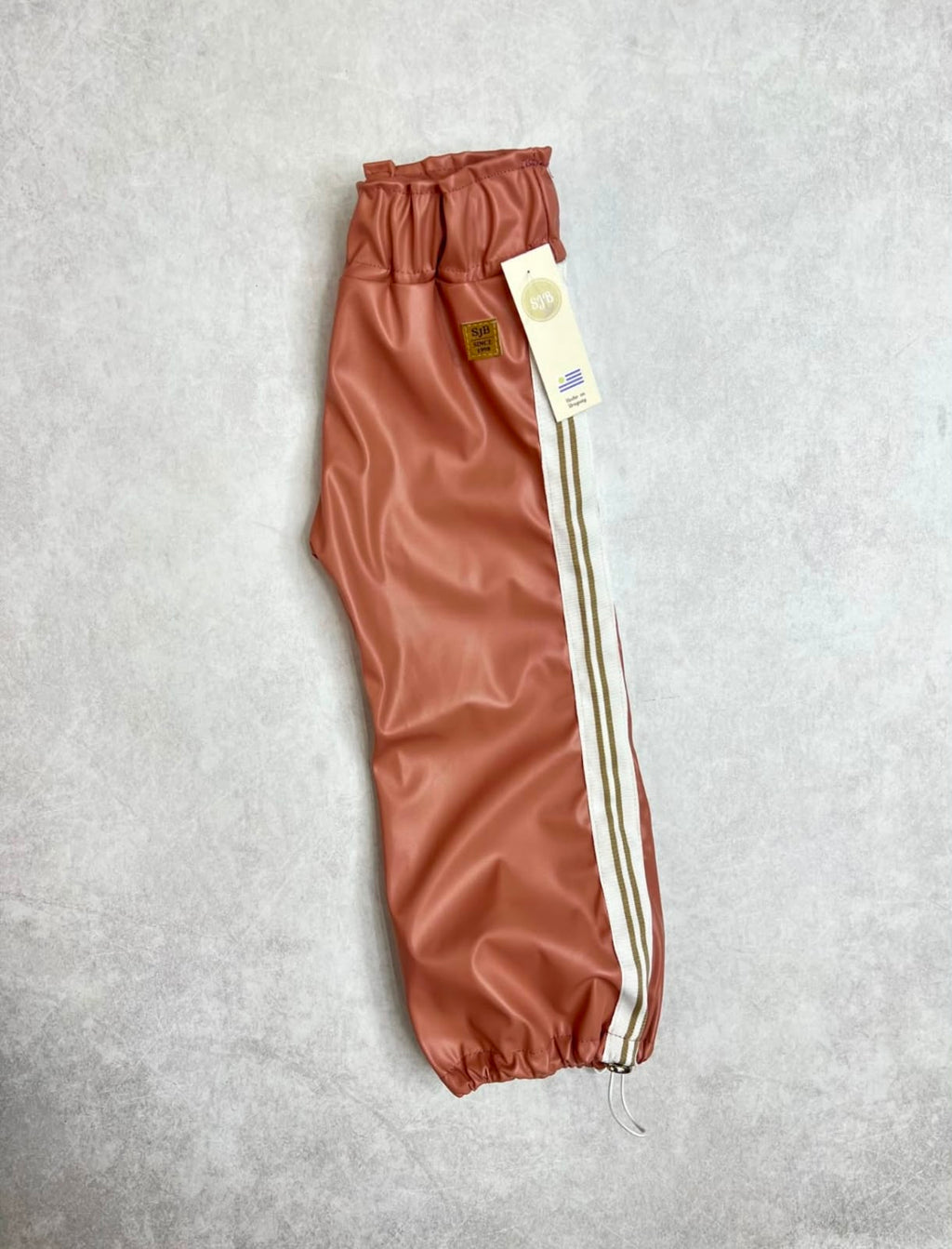 PANTALÓN ENGOMADO CON LÍNEAS