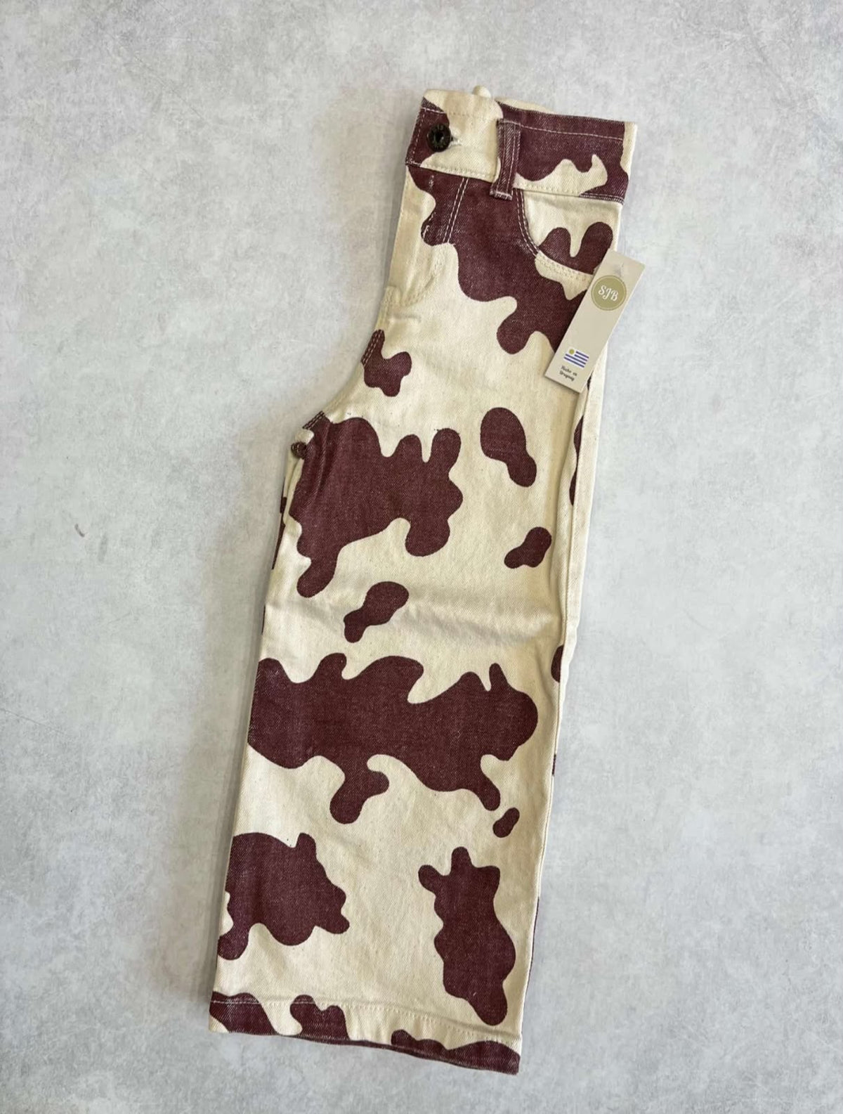 JEAN WIDE LEG COW