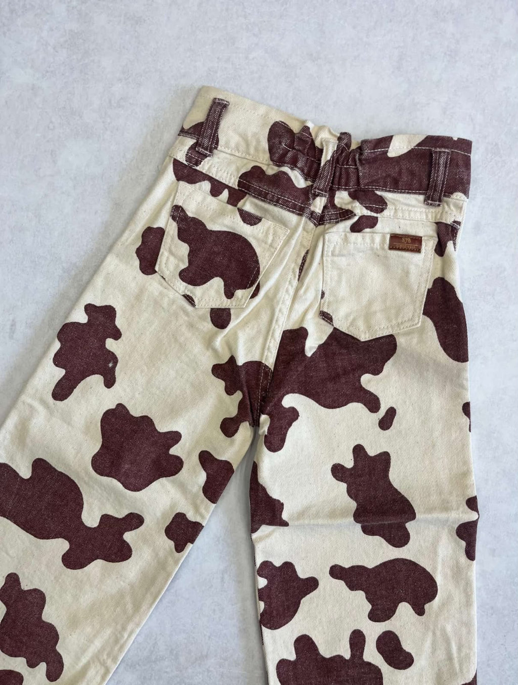 JEAN WIDE LEG COW