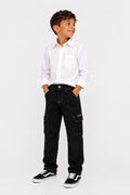 PANTALÓN CARGO GABARDINA COSTURAS
