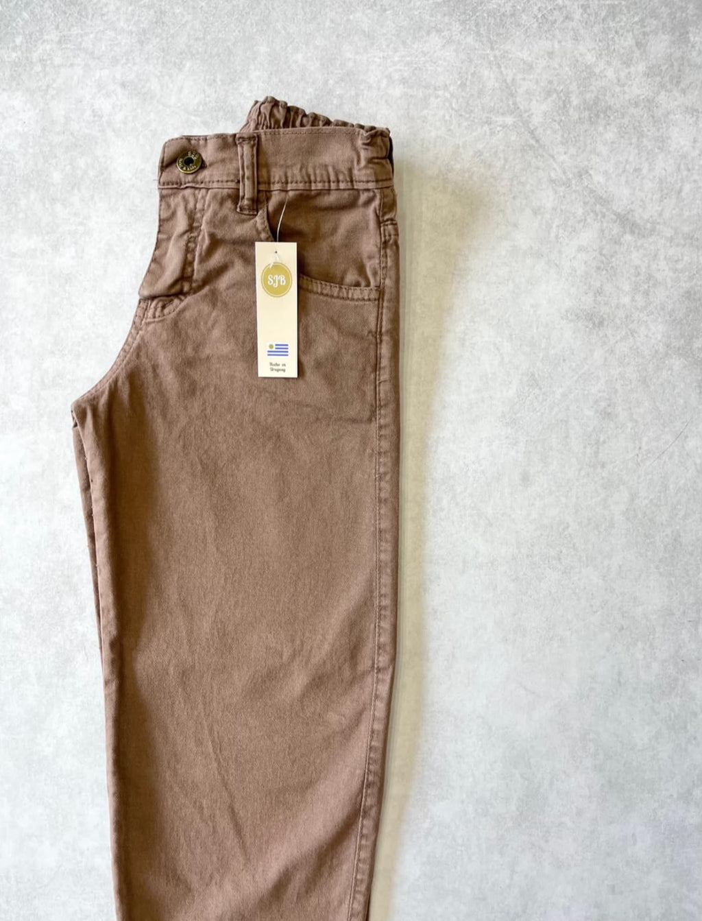 PANTALÓN DE GABARDINA RELAXED