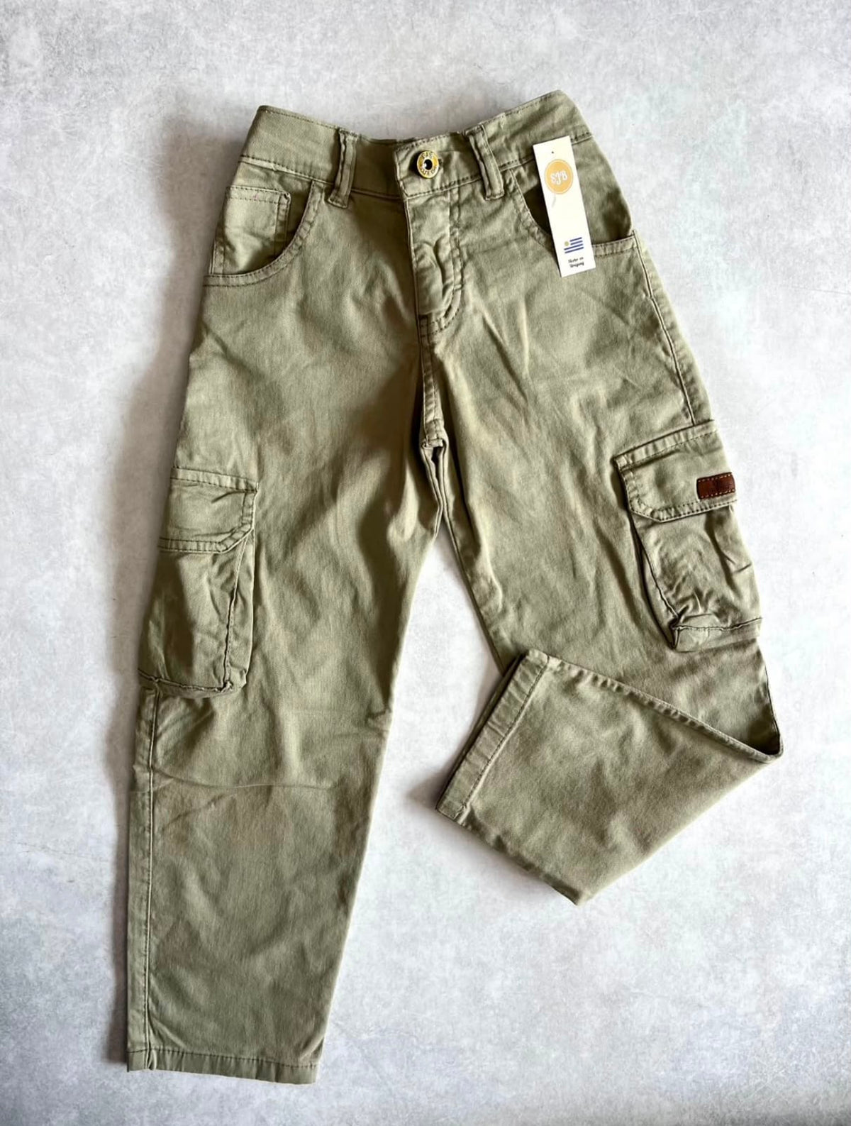 PANTALÓN CARGO GABARDINA PLUS