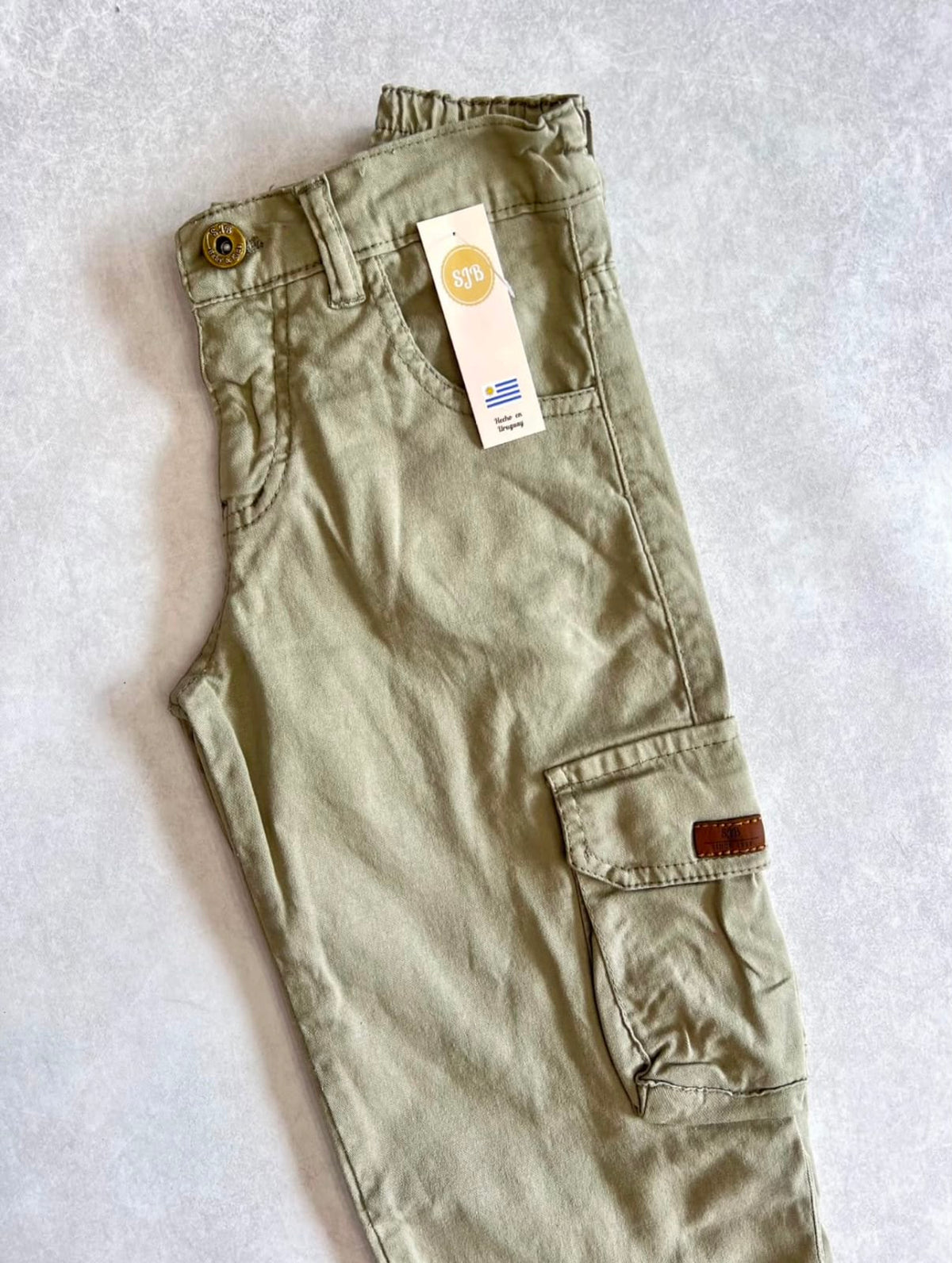 PANTALÓN CARGO GABARDINA PLUS
