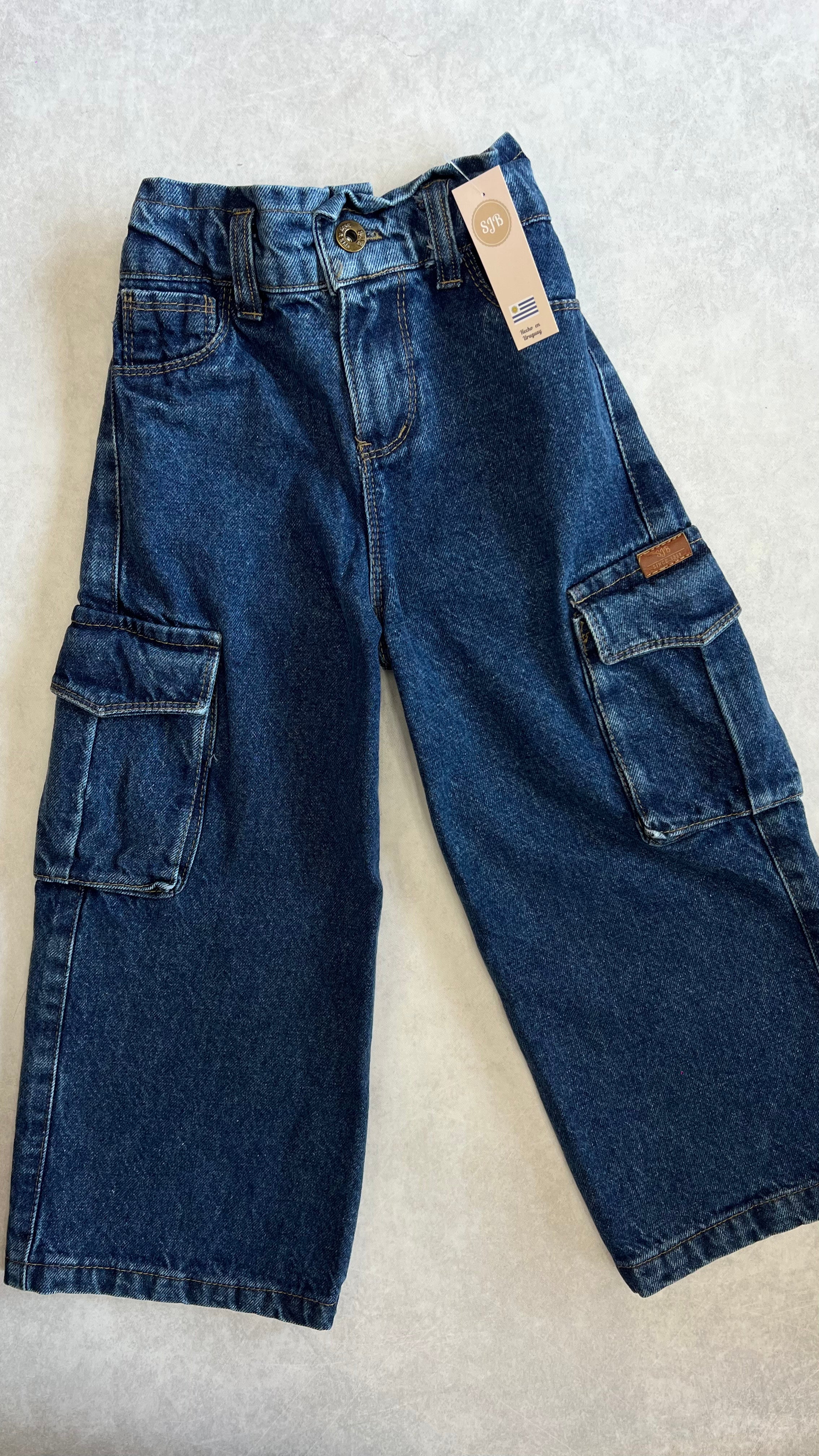 JEAN WIDE LEG CARGO