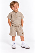 SHORT RAYAS DE LINO