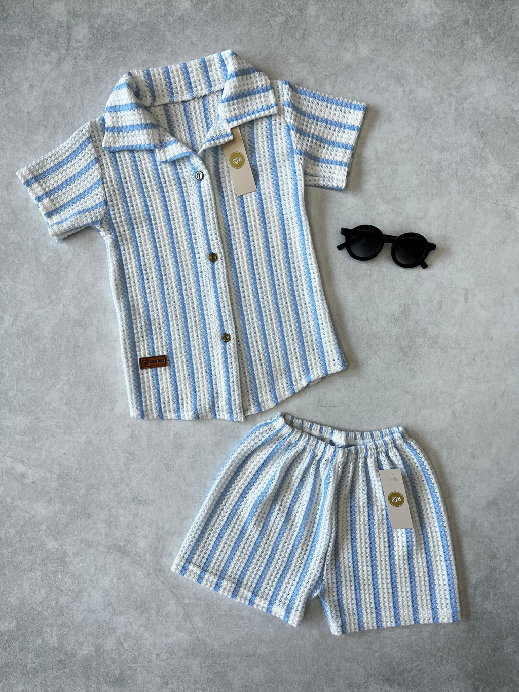CONJUNTO TEJIDO RAYAS