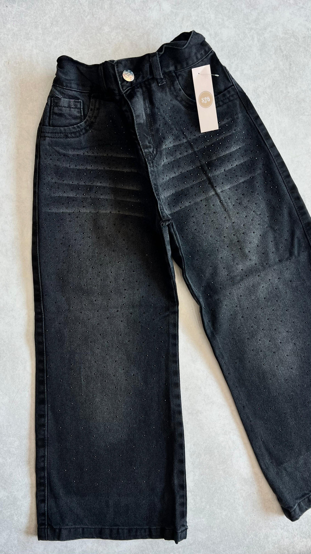 JEAN BLACK BRILLOS