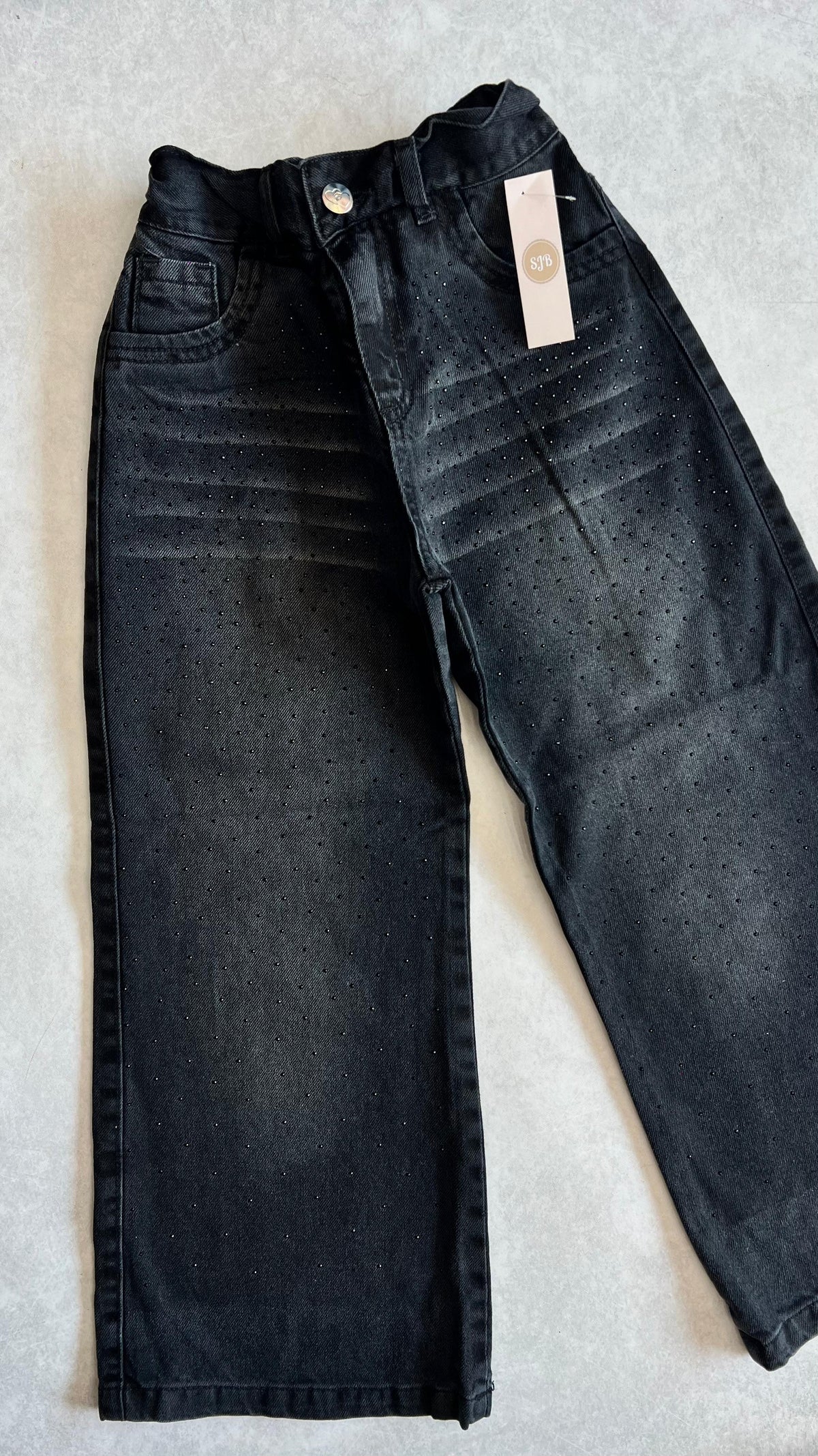 JEAN BLACK BRILLOS