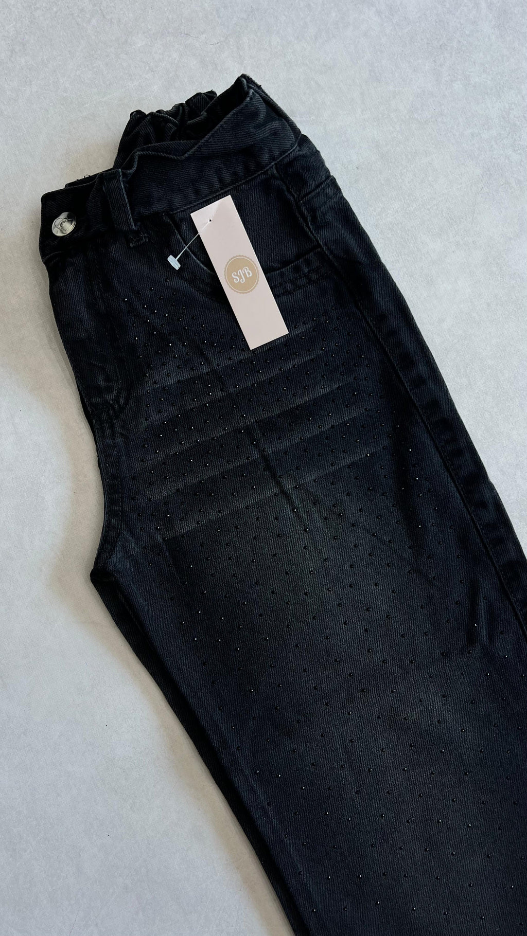 JEAN BLACK BRILLOS