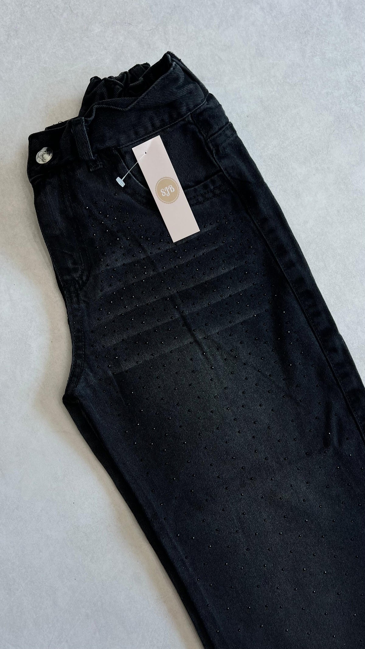 JEAN BLACK BRILLOS