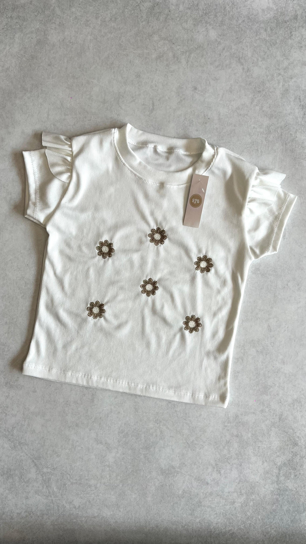 REMERA MANGA CORTA MARGARITAS