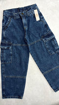 JEAN CARGO BAGGY COSTURAS