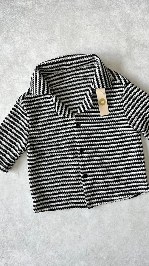 CAMISA OVER TEJIDA
