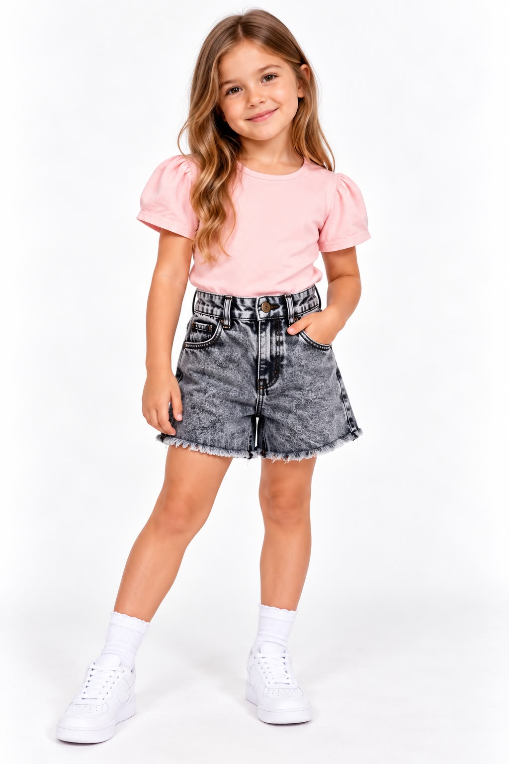 SHORT DE JEAN BLACK