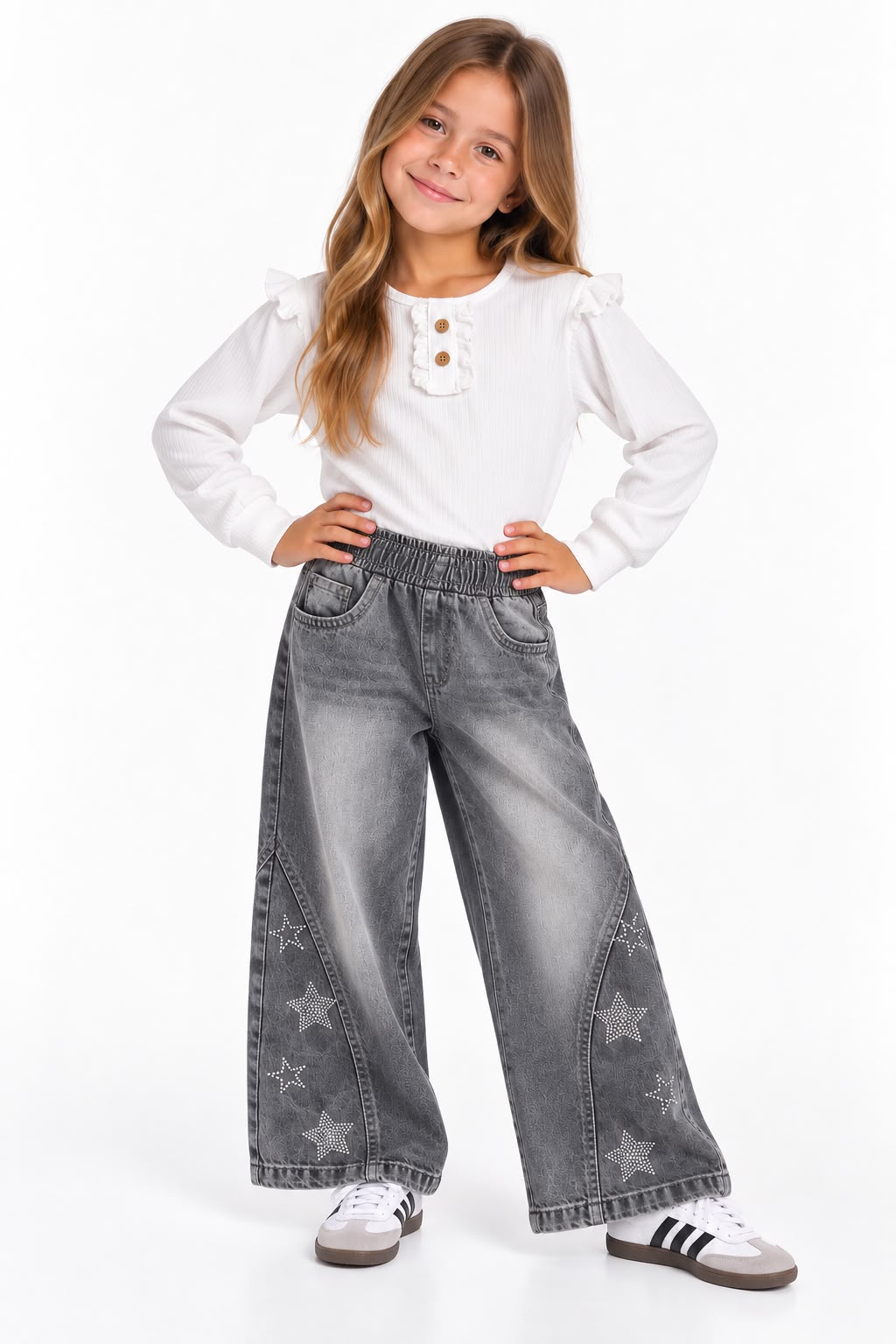 JEAN ESTRELLAS CINTURA ELASTIZADA