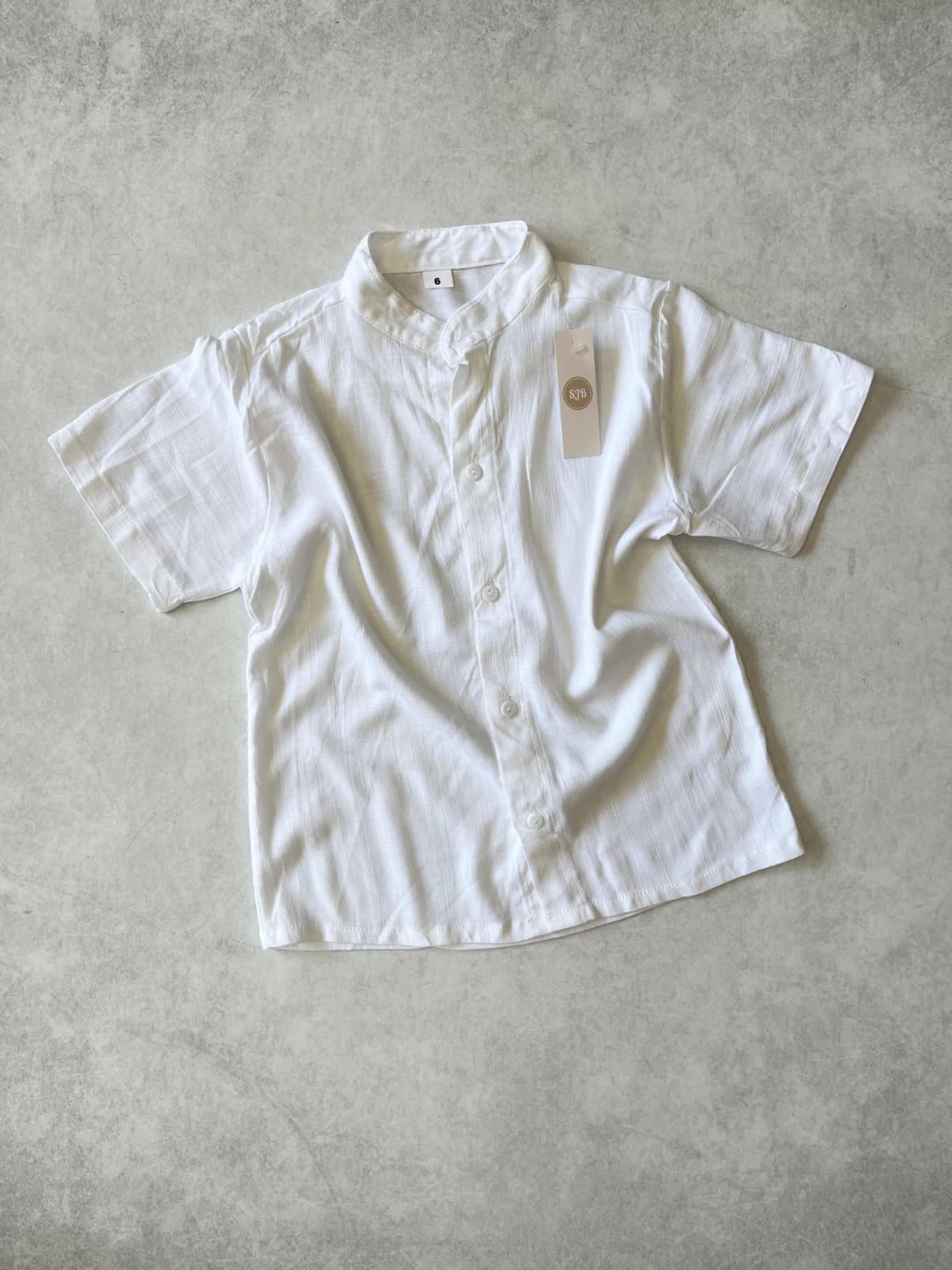 CAMISA CUELLO MAO MANGA CORTA