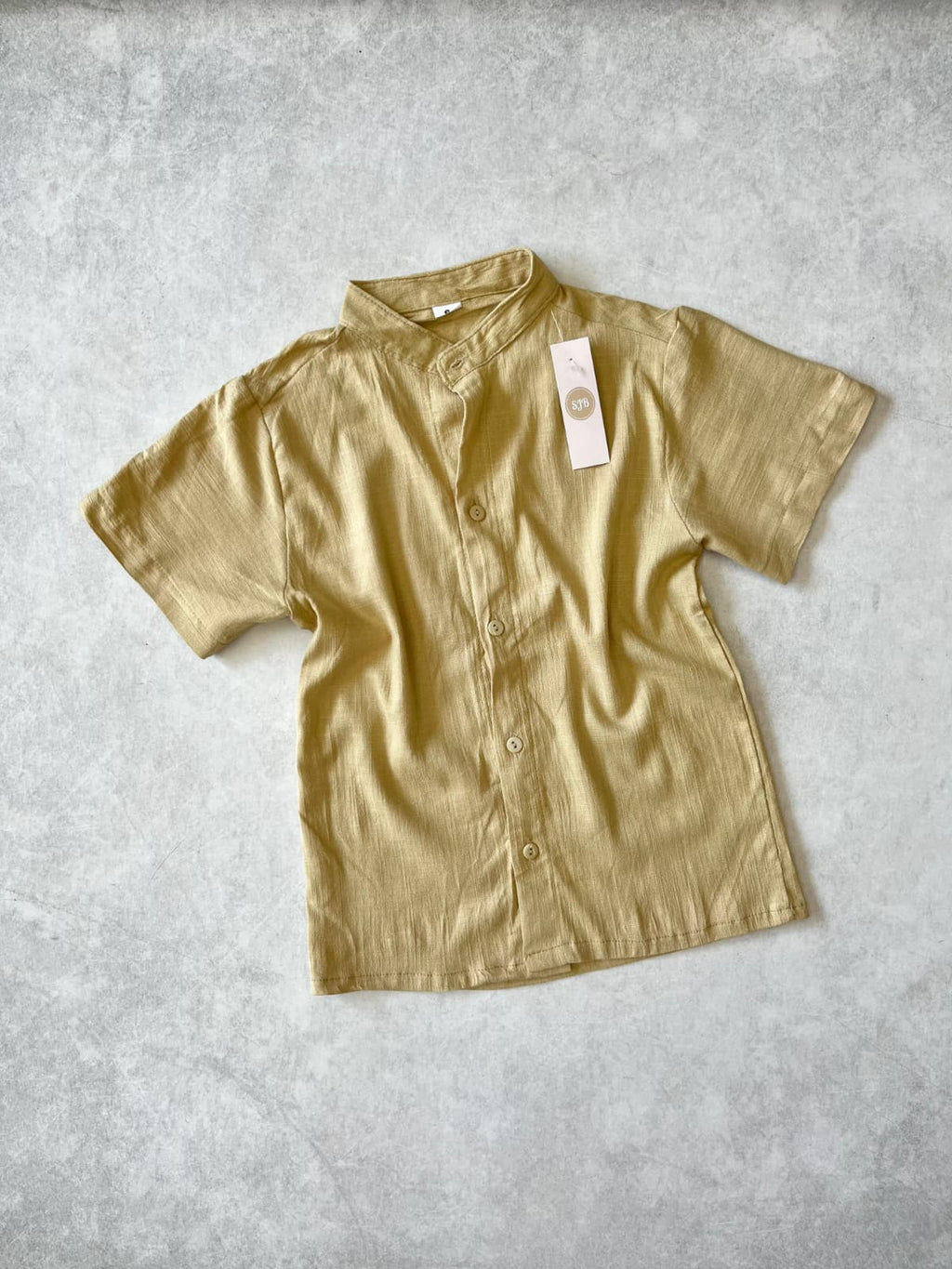 CAMISA CUELLO MAO MANGA CORTA