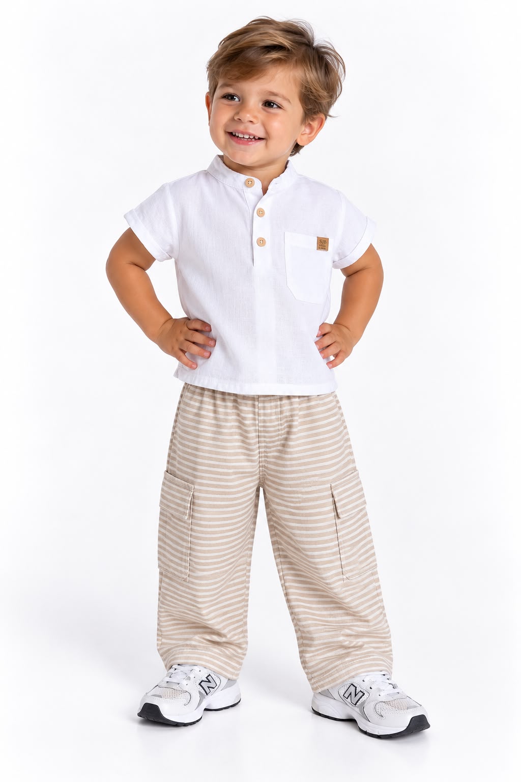 PANTALÓN CARGO DE LINO
