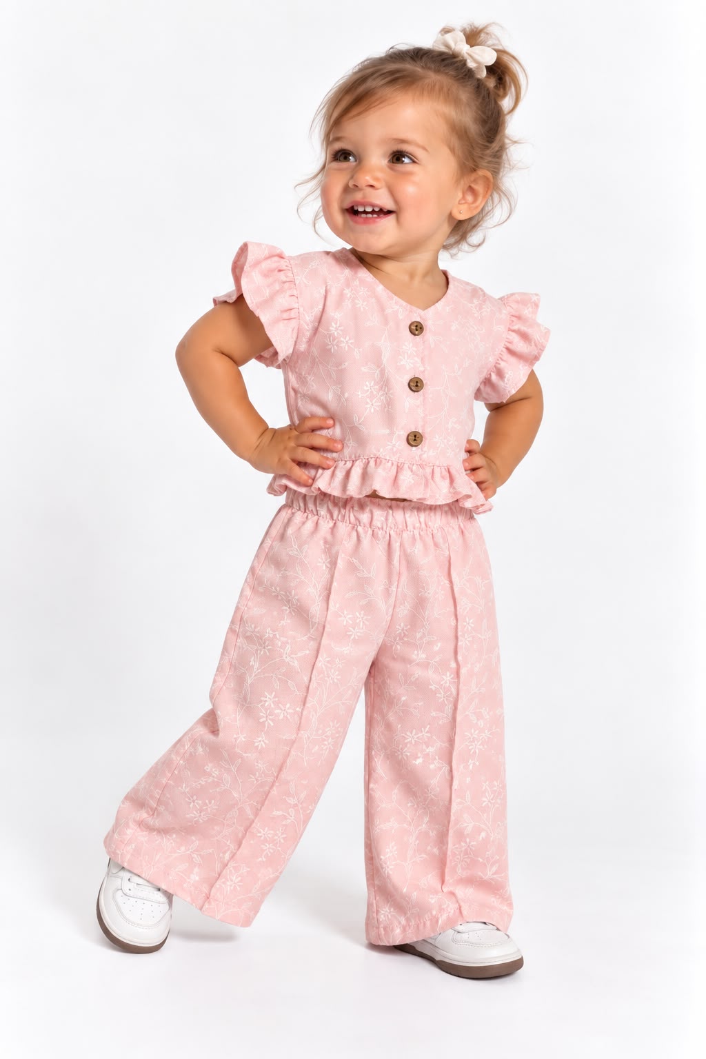CONJUNTO FLORES FIRENZE CAMISA Y PANTALÓN ALFORZA